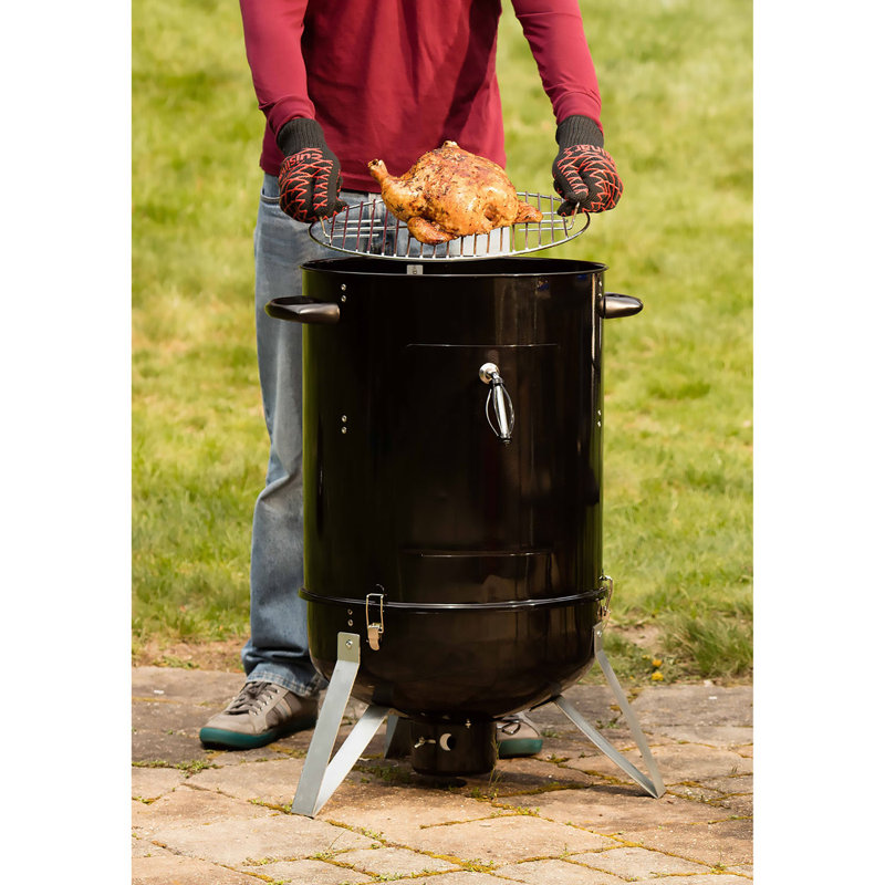 Cuisinart Vertical Charcoal Portable 510 Square Inches Smoker & Reviews
